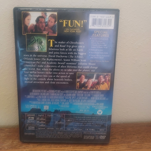 Evolution (DVD, 2001) Pre-Owned Tested Working Great Condition Great Movie - Picture 2 of 2